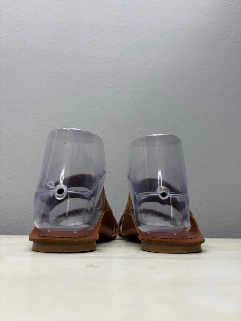 Jamie Haller Brown Leather Slide Sandals Size 36